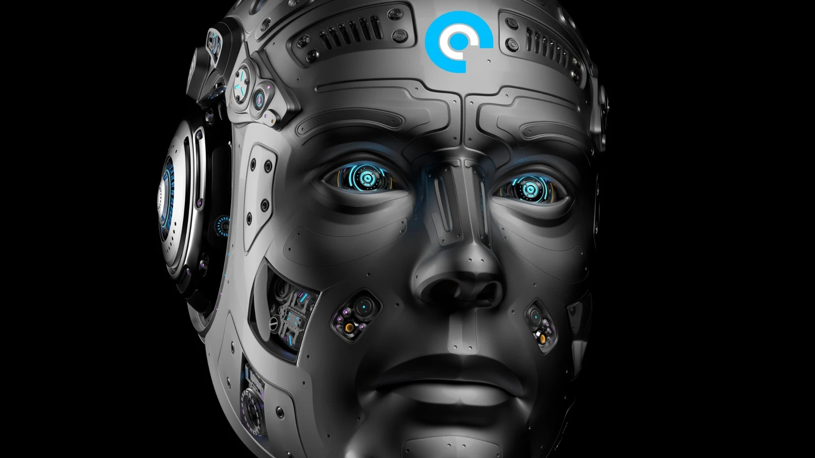 Futuristic cloud and compute scene